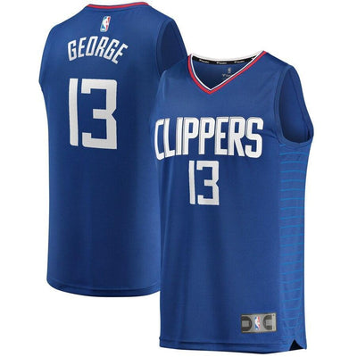 Paul George LA Clippers 2019/20 Fast Break Replica Jersey Blue – Icon Edition