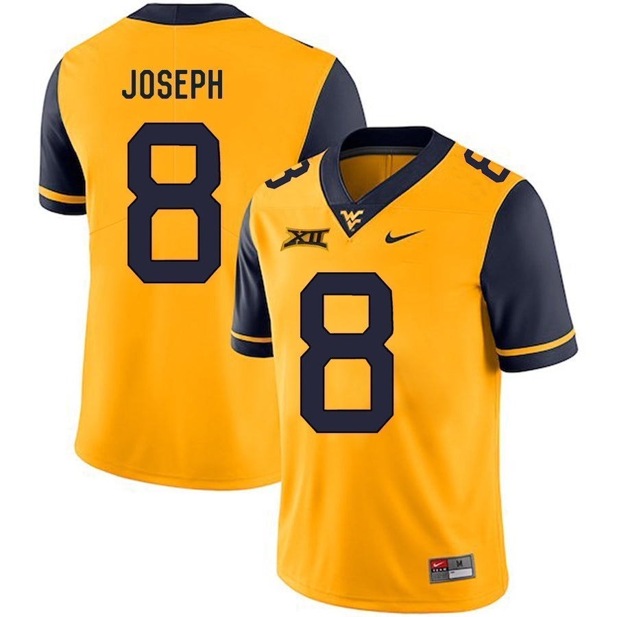 Karl Joseph West Virginia Mountaineers Football Jersey - Yellow