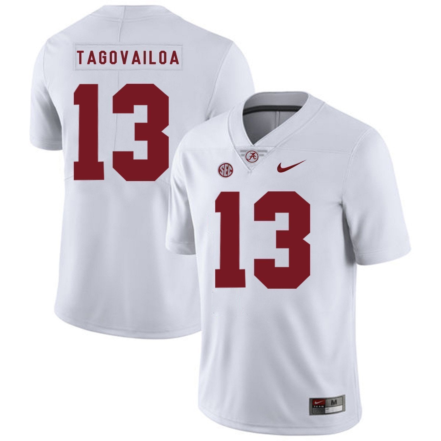 Tua Tagovailoa Alabama Crimson Tide Football Jersey - White