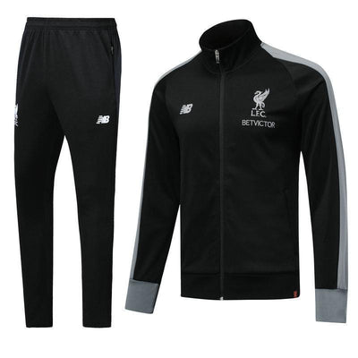 Liverpool Black Tracksuit Training Jackets and Pants 2018/19