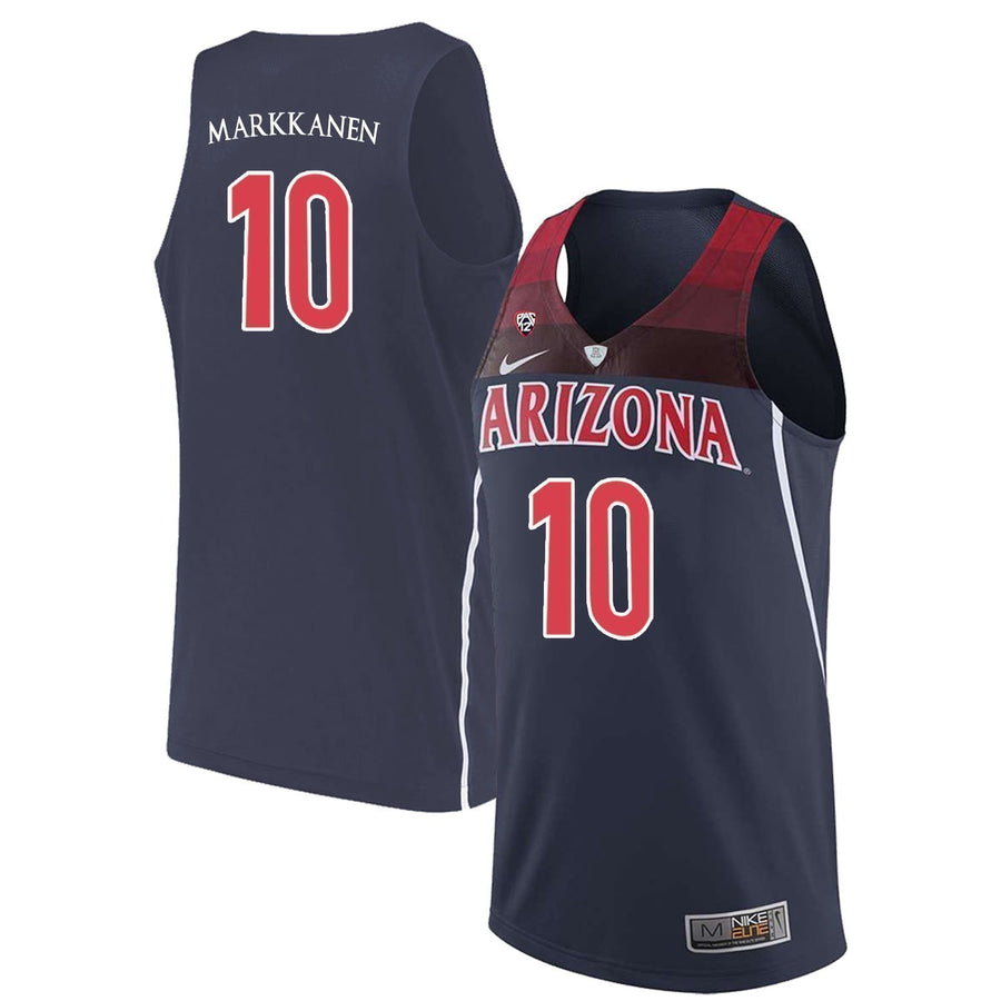 Lauri Markkanen Arizona Wildcats Basketball Jersey-Navy