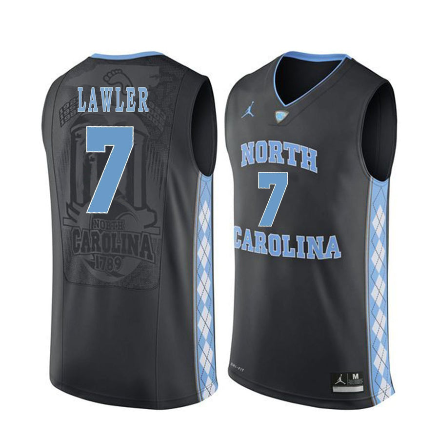 Jake Lawler North Carolina Basketball Jersey-Black