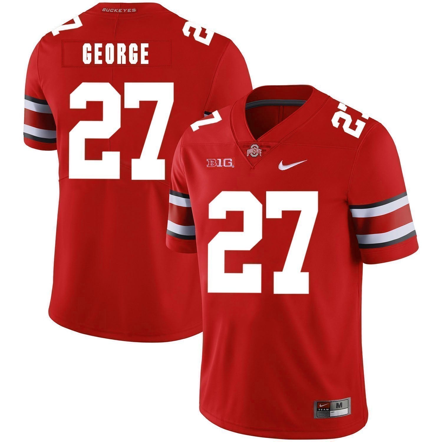Eddie George Ohio State Buckeyes Football Jersey - Red