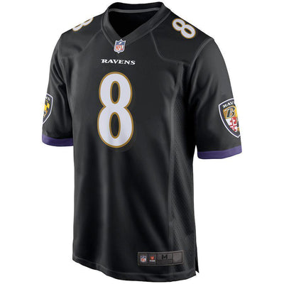 Lamar Jackson Baltimore Ravens 2018 NFL Draft Pick Game Jersey