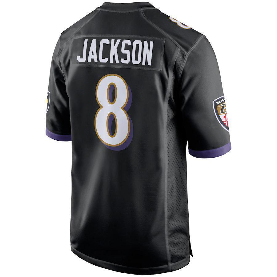 Lamar Jackson Baltimore Ravens 2018 NFL Draft Pick Game Jersey