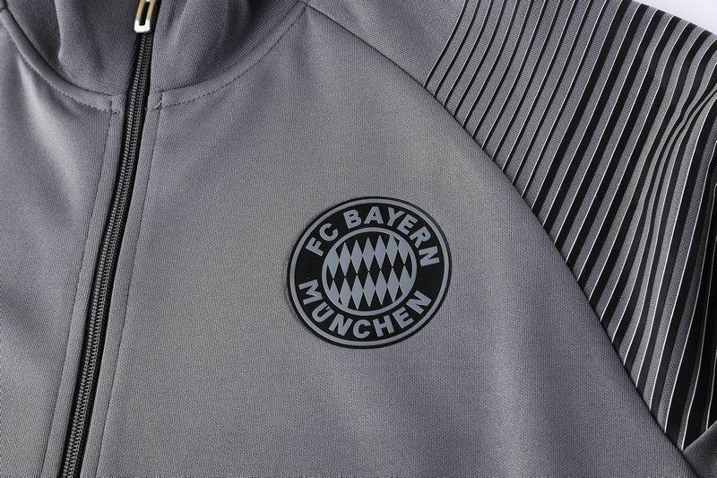 Bayern Munich Grey Tracksuit Training Jackets and Pants 2018/19