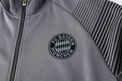 Bayern Munich Grey Tracksuit Training Jackets and Pants 2018/19