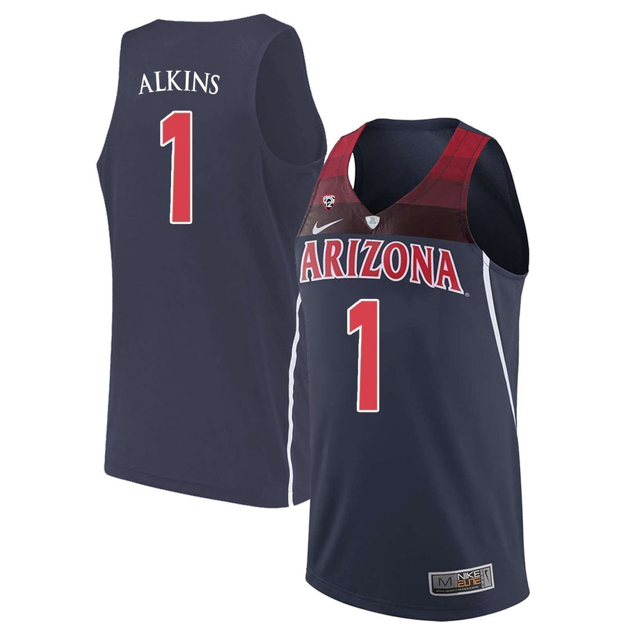 Rawle Alkins Arizona Wildcats Basketball Jersey-Navy