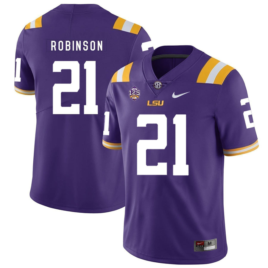 Rashard Robinson LSU Tigers Football Jersey - Purple
