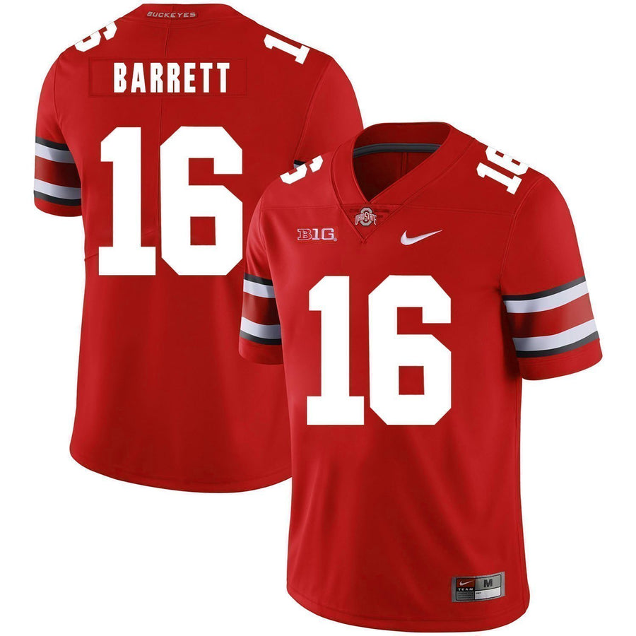 J.T. Barrett Ohio State Buckeyes Football Jersey - Red