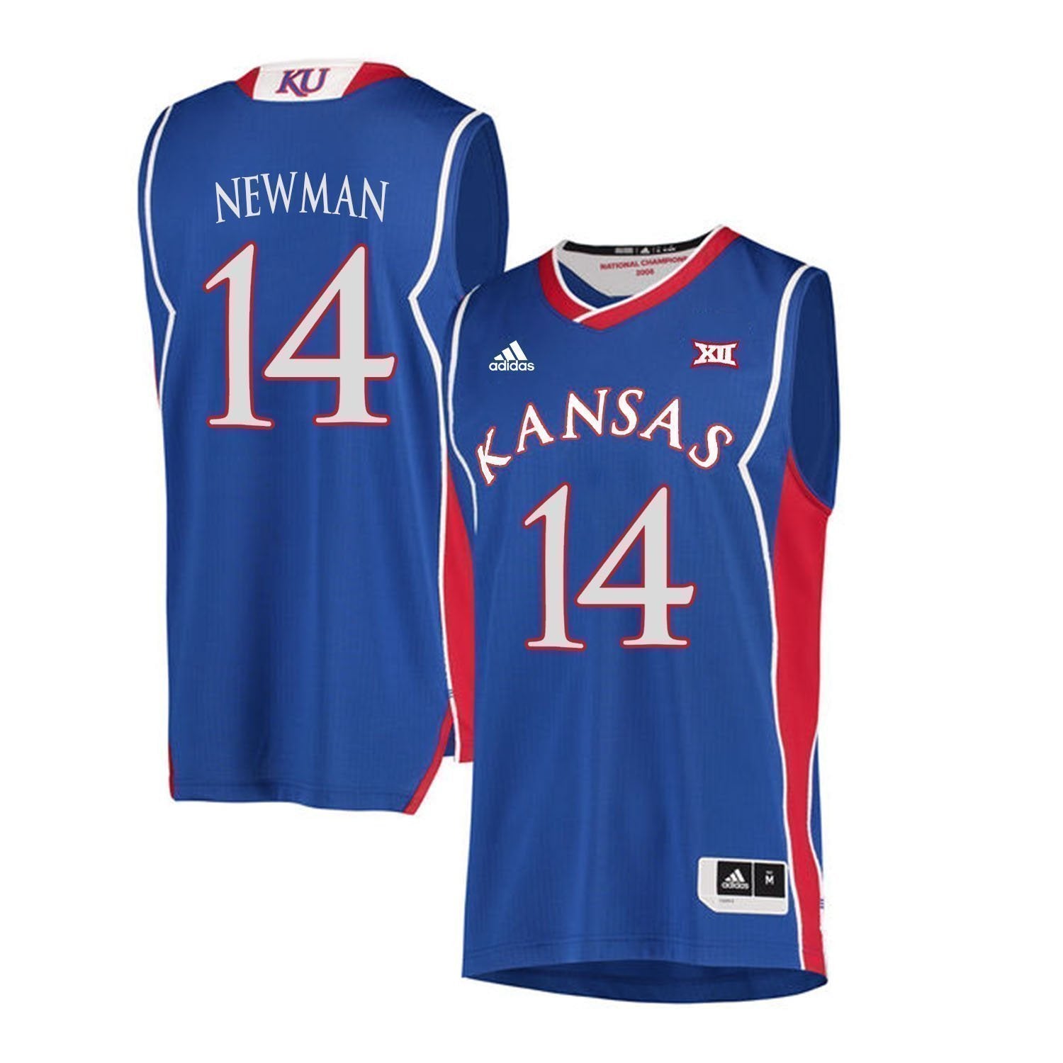 Malik Newman Kansas Jayhawks Basketball Jersey-Blue