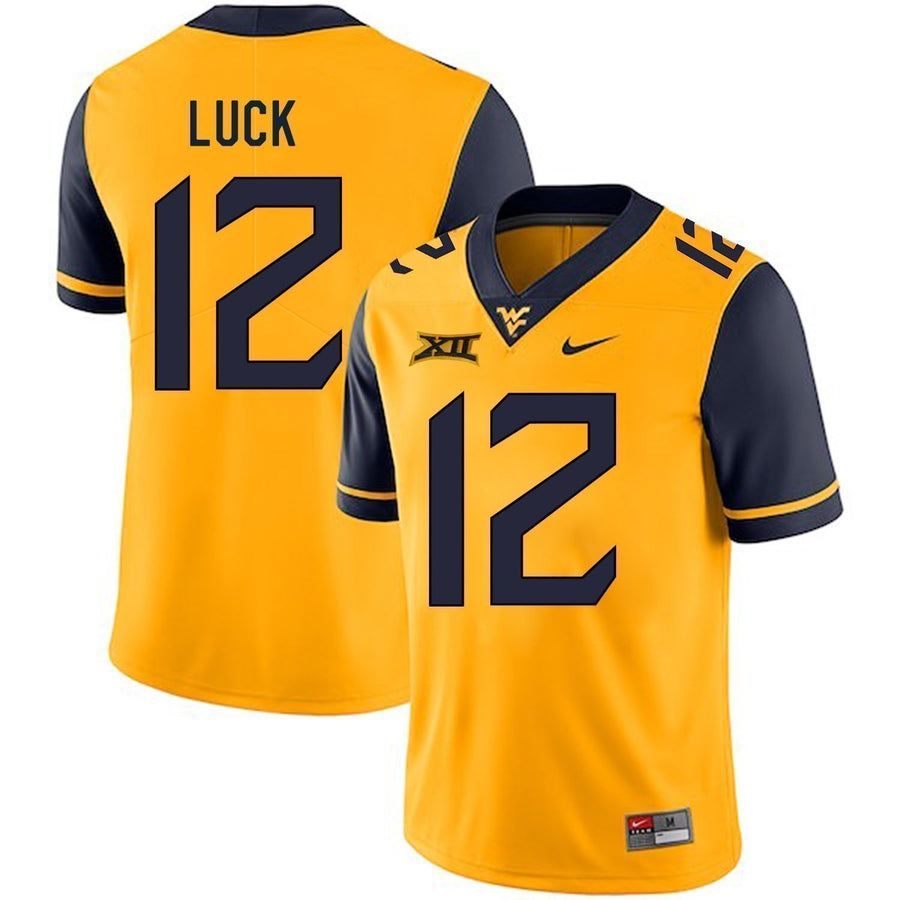 Oliver Luck West Virginia Mountaineers Football Jersey - Yellow