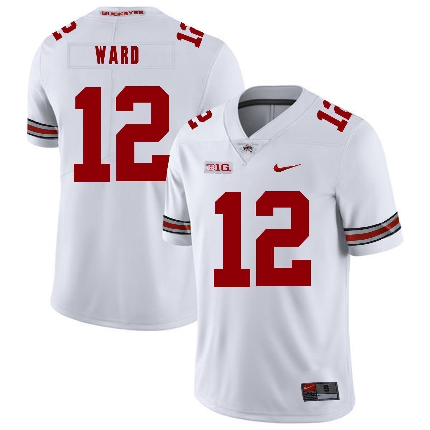 Denzel Ward Ohio State Buckeyes Football Jersey - White
