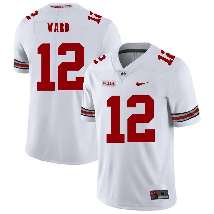 Denzel Ward Ohio State Buckeyes Football Jersey - White
