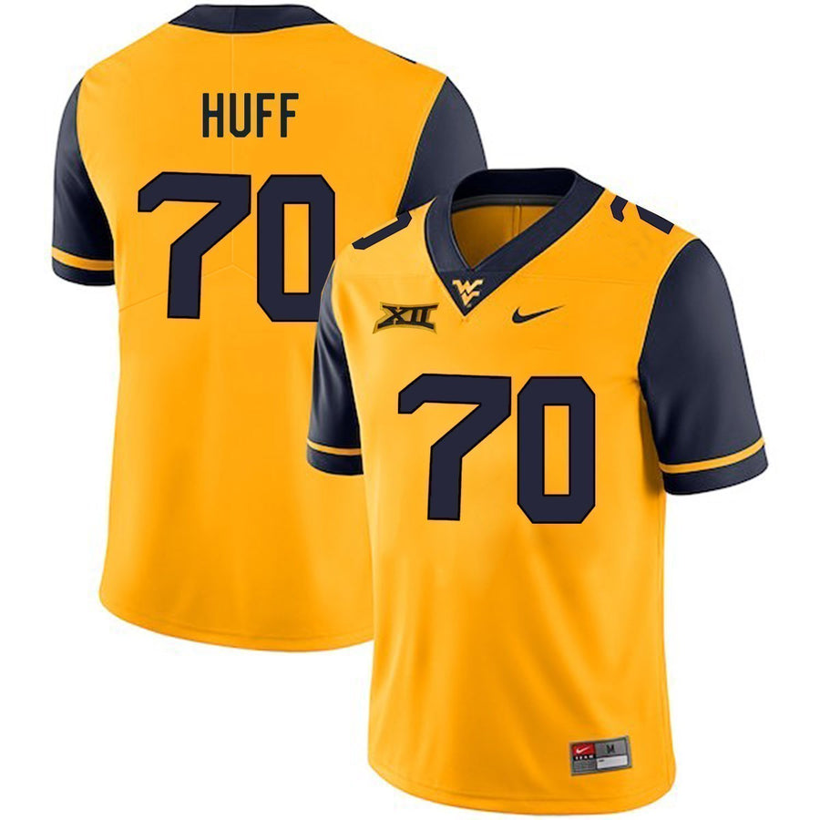 Sam Huff West Virginia Mountaineers Football Jersey - Yellow