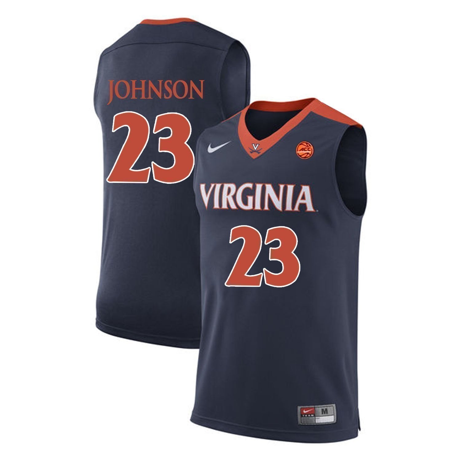 Nigel Johnson Virginia Cavaliers Basketball Jersey - Navy
