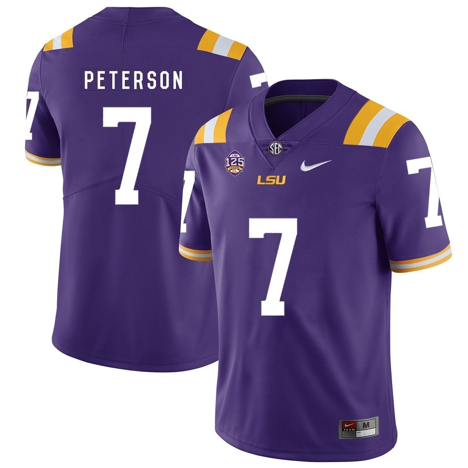 Patrick Peterson LSU Tigers Football Jersey - Purple