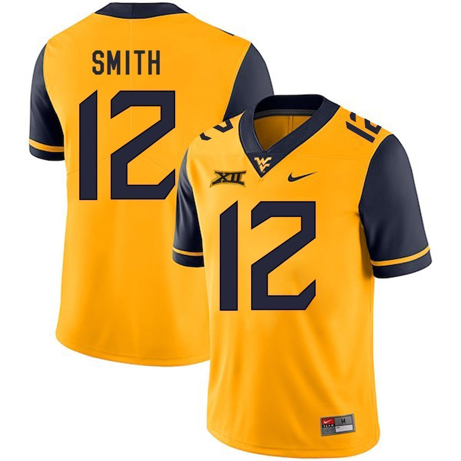 Geno Smith West Virginia Mountaineers Football Jersey - Yellow