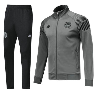 Bayern Munich Grey Tracksuit Training Jackets and Pants 2018/19