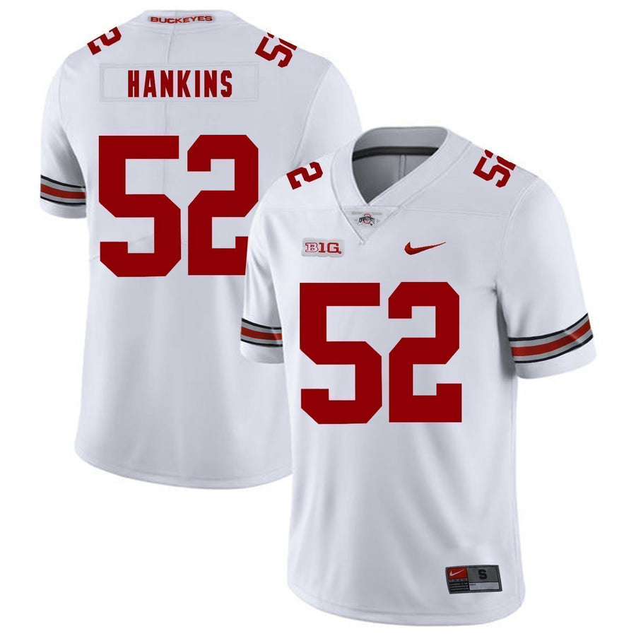 Johnathan Hankins Ohio State Buckeyes Football Jersey - White
