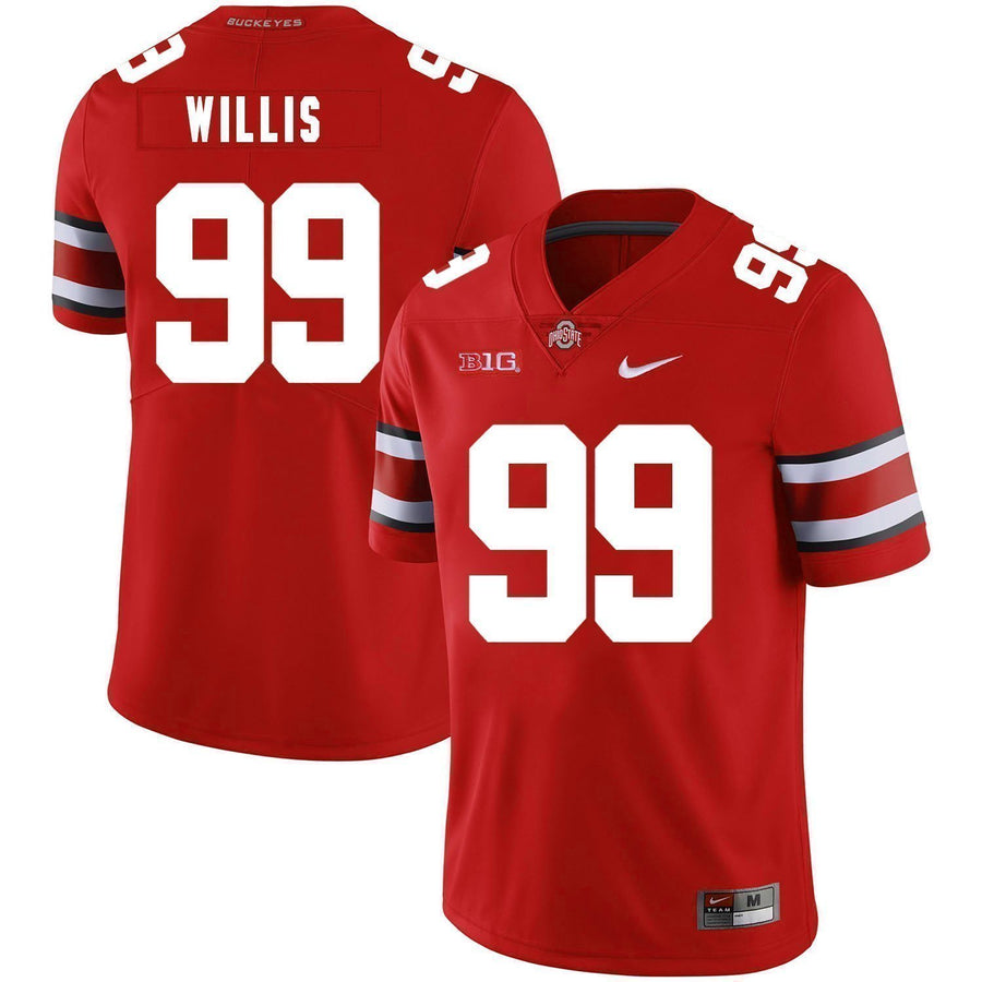Bill Willis Ohio State Buckeyes Football Jersey - Red