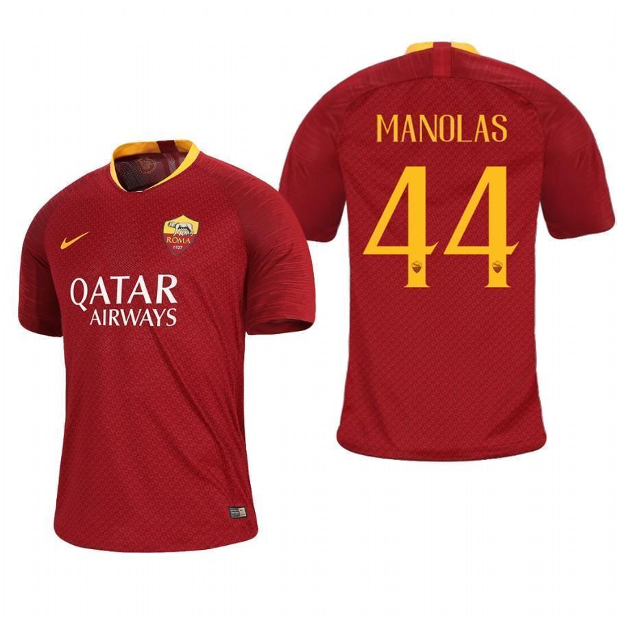 Kostas Manolas AS Roma Home Jersey 2018/19