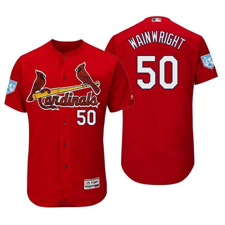 Adam Wainwright St. Louis Cardinals 2019 Spring Training Baseball Player Jersey
