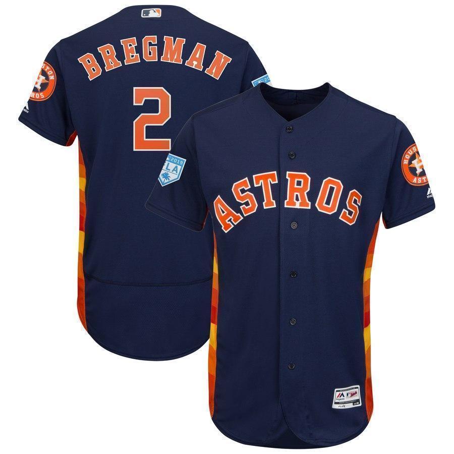 Alex Bregman Houston Astros 2019 Spring Training Baseball Player Jersey
