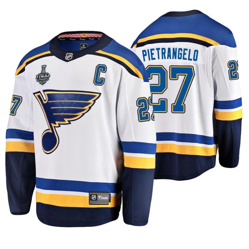Alex Pietrangelo St. Louis Blues 2019 Stanley Cup Player Swingman Jersey - White