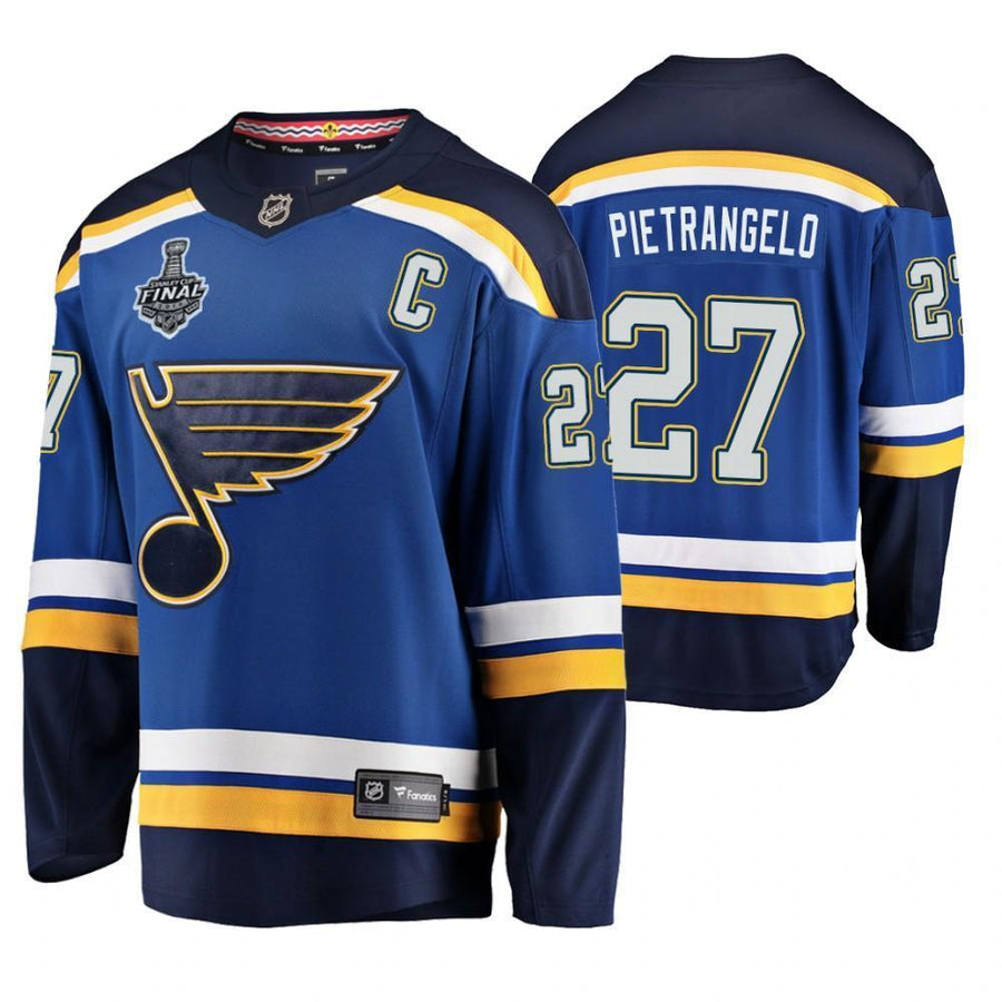 Alex Pietrangelo St. Louis Blues 2019 Stanley Cup Player Swingman Jersey - Blue