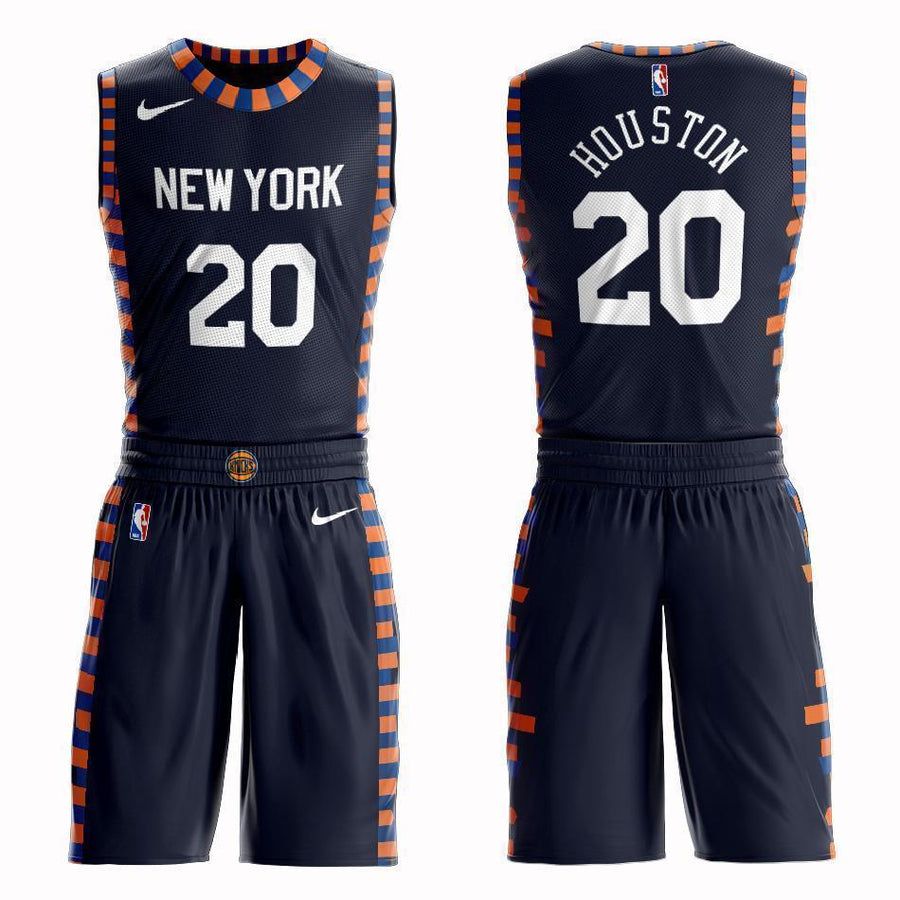 New York Knicks #20 Allan Houston City 2019 Jersey and Pant Set