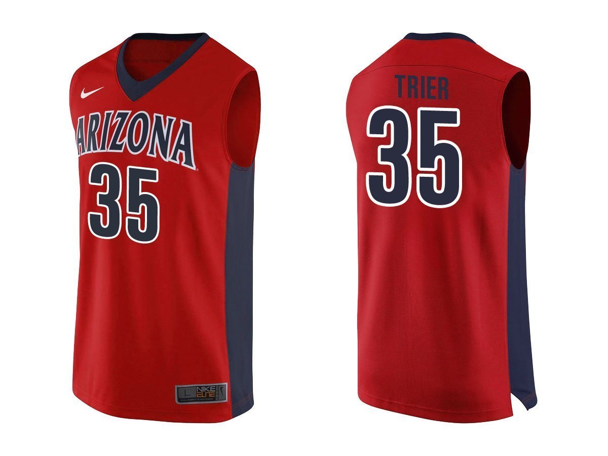Allonzo Trier Arizona Wildcats Basketball Jersey - Crimson