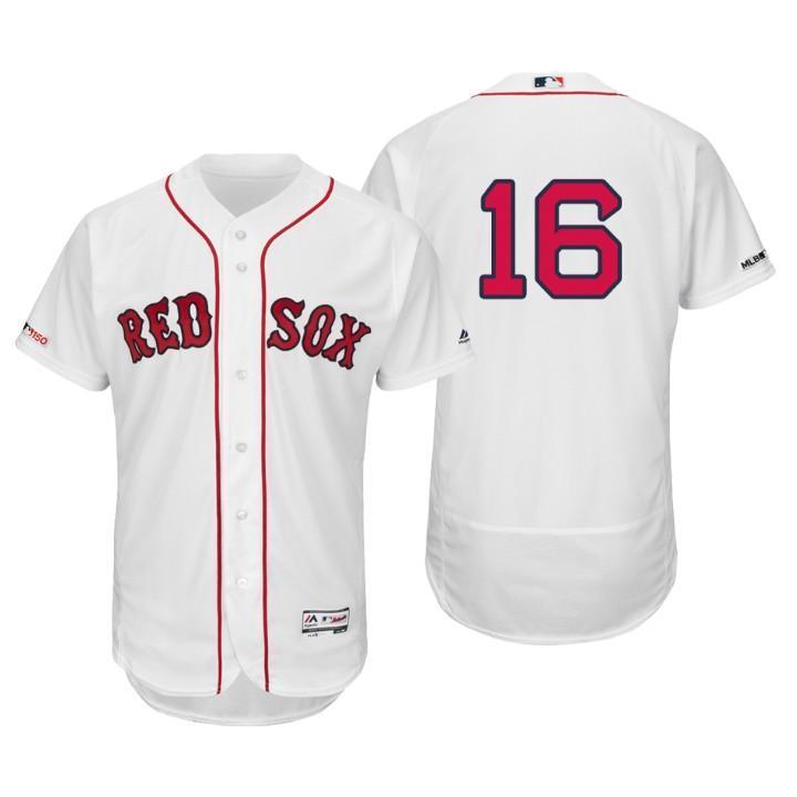 Andrew Benintendi Boston Red Sox 150th Anniversary Baseball Jersey - White