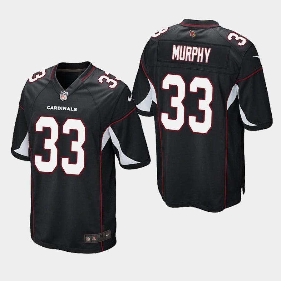 Arizona Cardinals #33 Byron Murphy 2019 Draft Game Jersey - Black