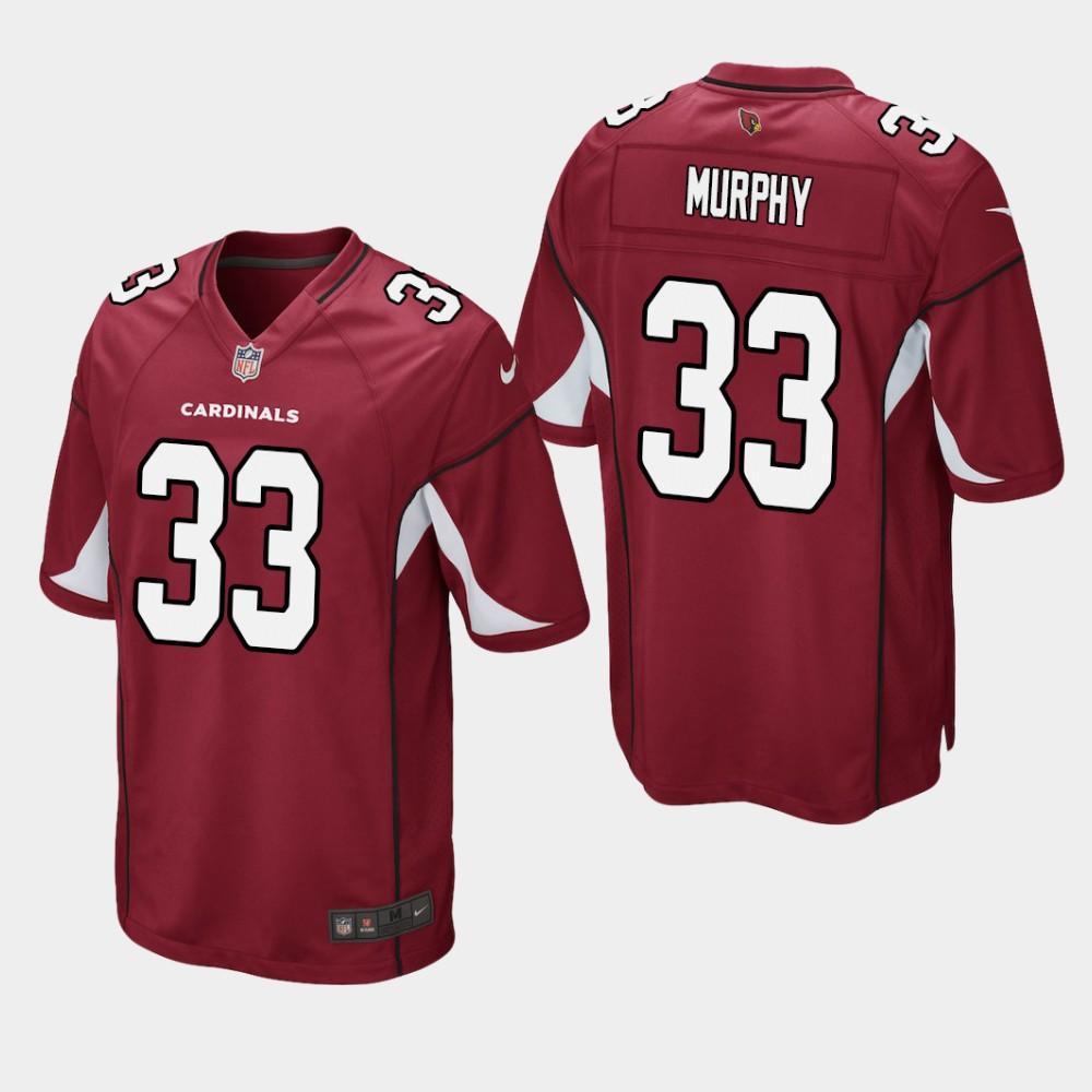 Arizona Cardinals #33 Byron Murphy 2019 Draft Game Jersey - Cardinal