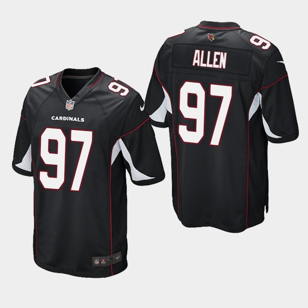 Arizona Cardinals #97 Zach Allen 2019 Draft Game Jersey - Black