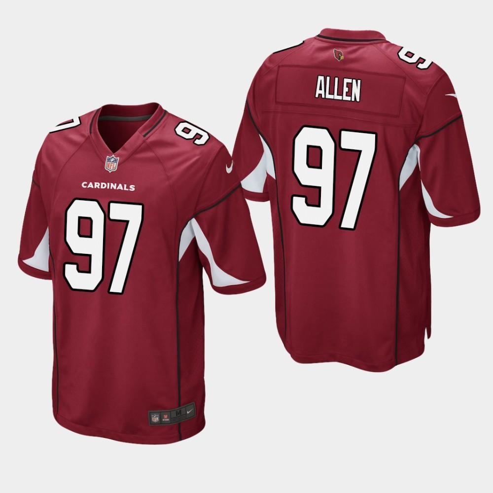 Arizona Cardinals #97 Zach Allen 2019 Draft Game Jersey - Cardinal
