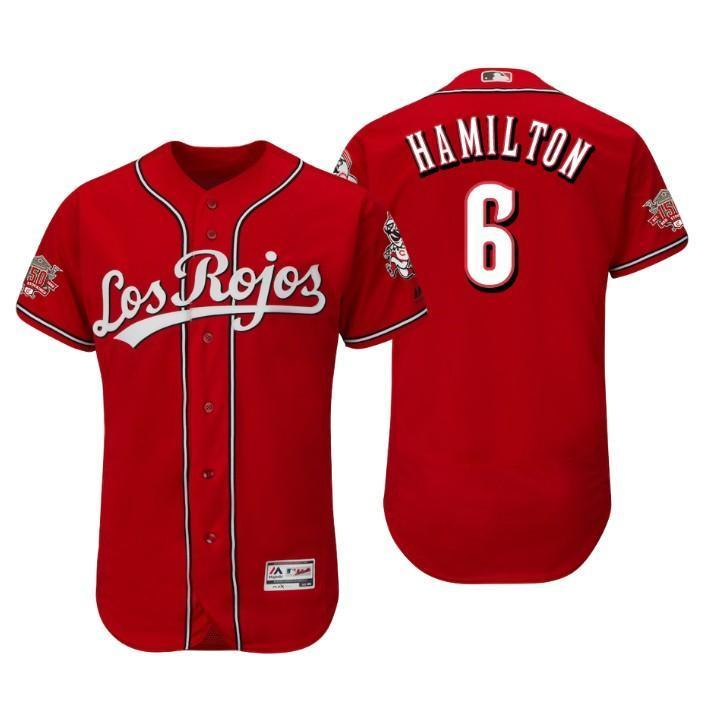 Billy Hamilton Cincinnati Reds 150th Anniversary Baseball Jersey - Red