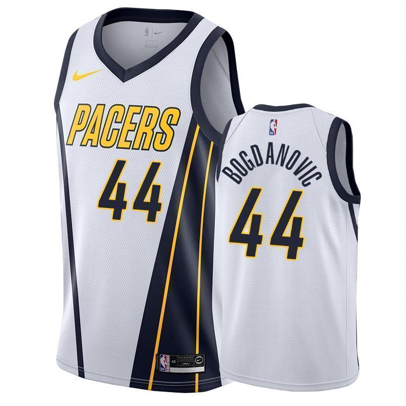 Indiana Pacers #44 Bojan Bogdanovic 2018/19 Earned Edition Swingman Jersey