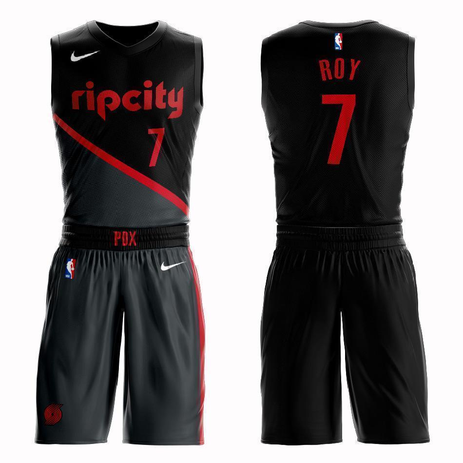 Portland Trail Blazers #7 Brandon Roy City 2019 Jersey and Pant Set