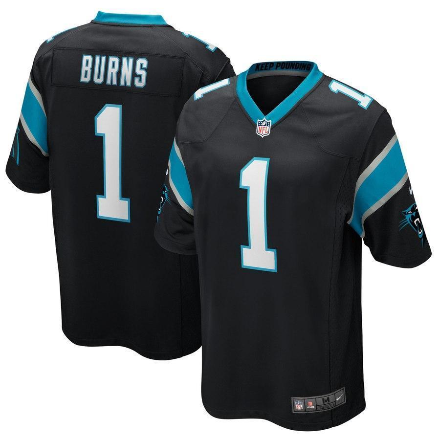 Brian Burns Carolina Panthers 2019 Draft First Round Pick Game Jersey - Black