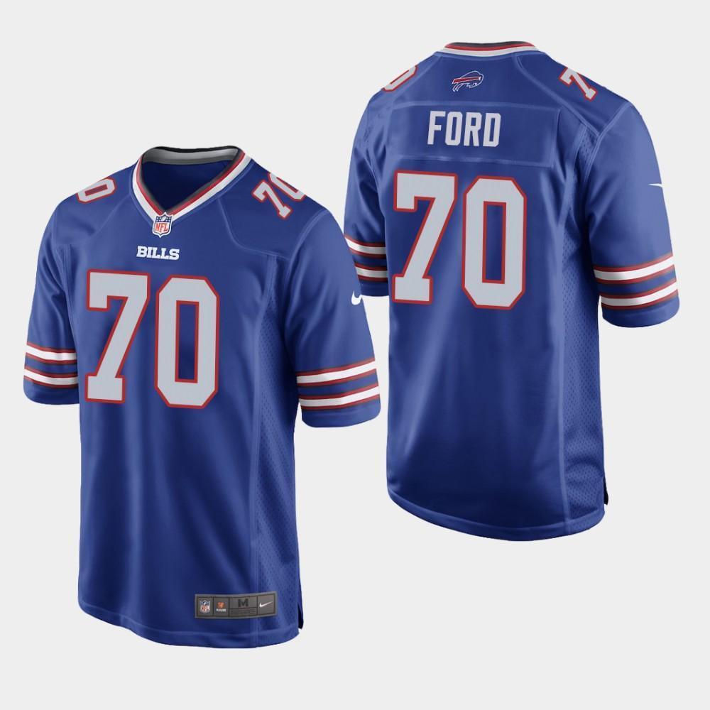 Buffalo Bills #70 Cody Ford 2019 Draft Game Jersey - Navy