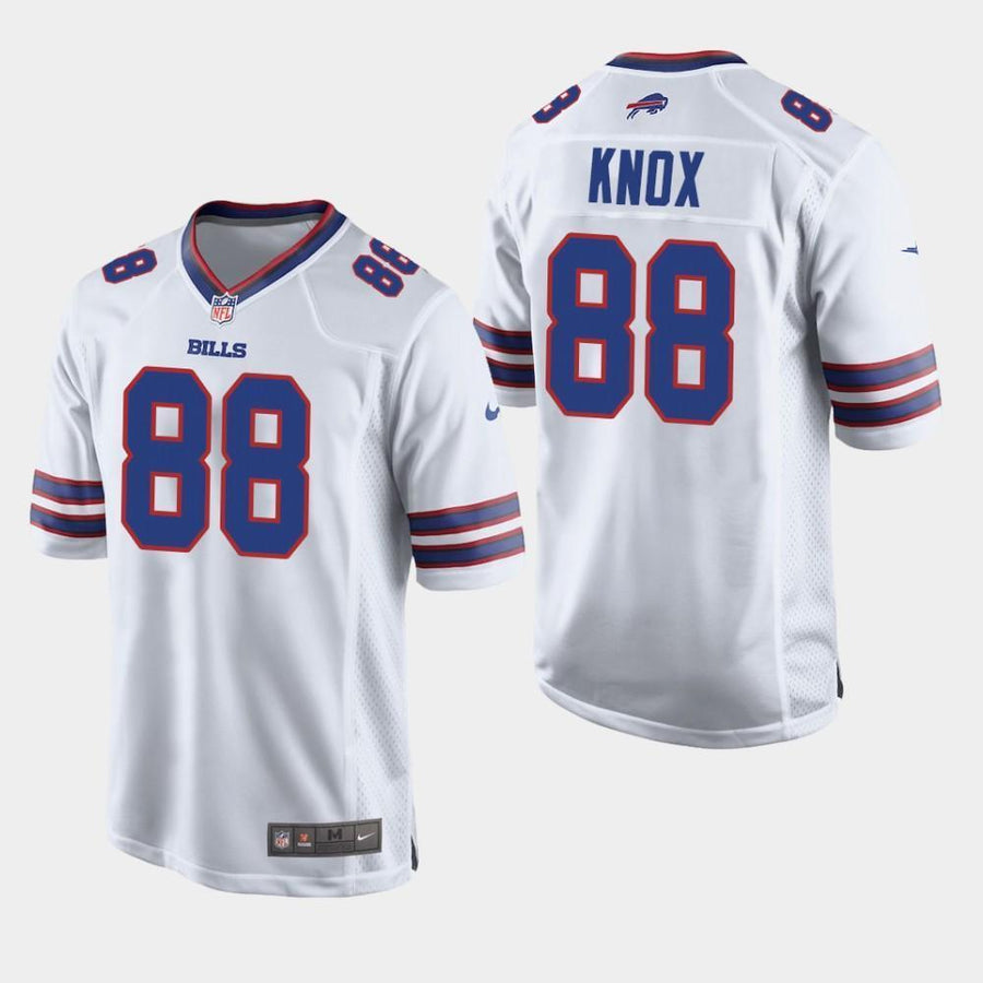 Buffalo Bills #88 Dawson Knox 2019 Draft Game Jersey - White