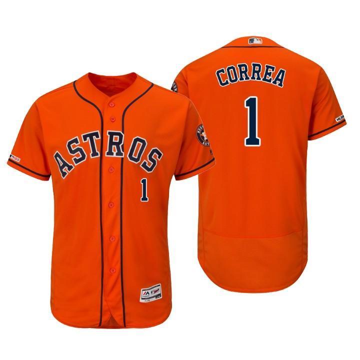 Carlos Correa Houston Astros 150th Anniversary Baseball Jersey - Orange