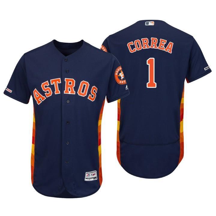 Carlos Correa Houston Astros 150th Anniversary Baseball Jersey - Navy
