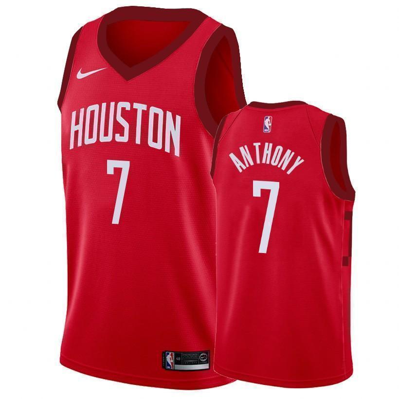 Houston Rockets #7 Carmelo Anthony 2018/19 Earned Edition Swingman Jersey