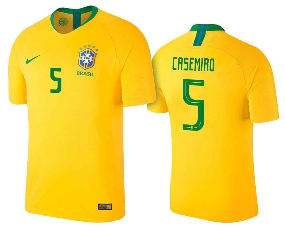 Casemiro Brazil Home Jersey World Cup 2018