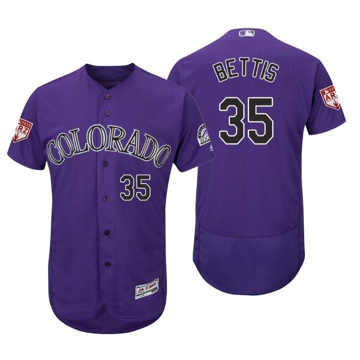 Chad Bettis Colorado Rockies 2019 Spring Training Baseball Player Jersey