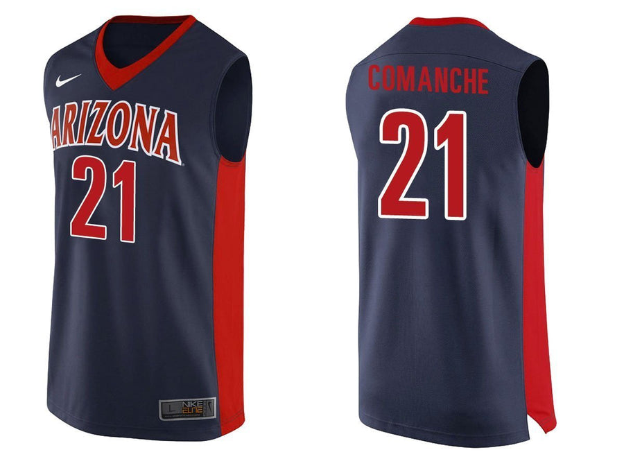 Chance Comanche Arizona Wildcats Basketball Jersey - Dark Blue