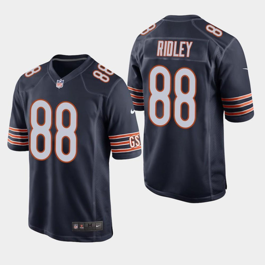 Chicago Bears #88 Riley Ridley 2019 Draft Game Jersey - Navy